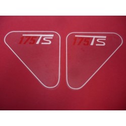 Adhesivos Ducati 175TS cajas de herramientas.
