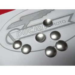 Disco cierre eje bulon biela-cigueñal NUEVO Ducati 175-200-250. Ø 18mm.