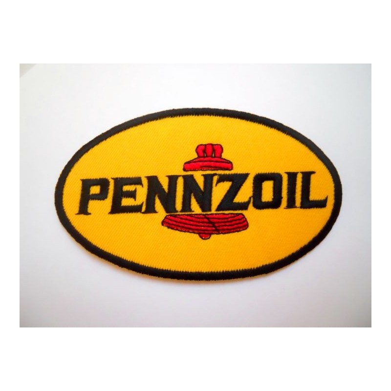 Parche bordado thermo-adhesivo Logo Pennzoil.
