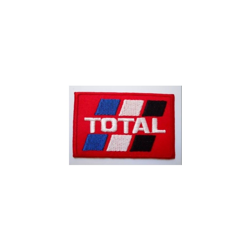 Parche bordado thermo-adhesivo Logo Total Oil.