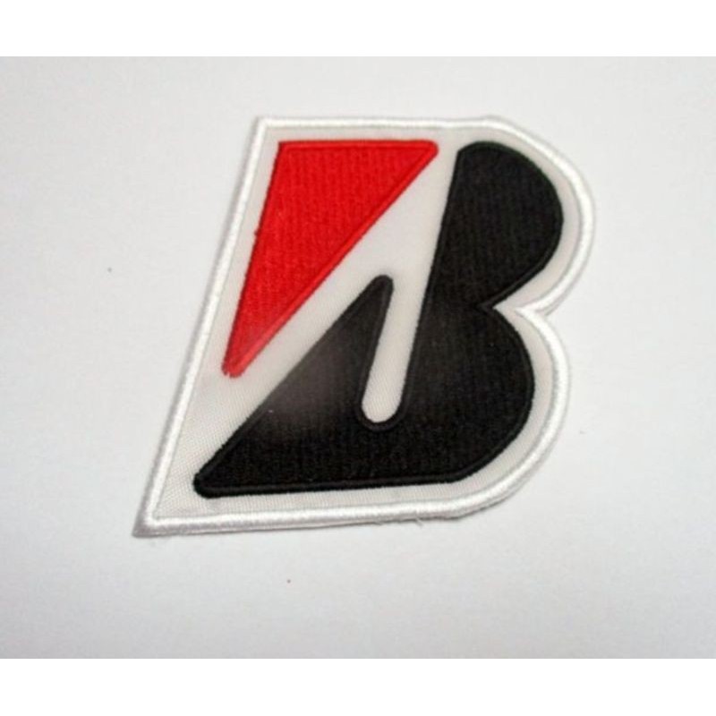 Parche bordado thermo-adhesivo Logo Bridgestone.