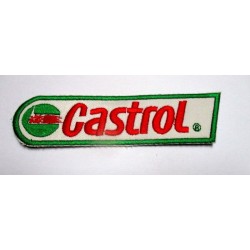 Parche bordado thermo-adhesivo Logo Castrol Racing.