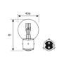 Lampara 12v 45/40w NUEVA  Tipo BA21d.