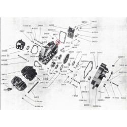 Casquillo interior selector cambio NUEVO Guzzi 98 Zigolo. (Ref./ 24011).