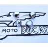 Juego tuercas fijacion amortiguadores NUEVO Ducati Monocilindrica. (ECONOMICAS).