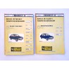 Manuales de taller I y II USADOS Renault 12 -1981-.