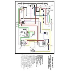 Instalacion electrica fabricacion italiana NUEVA Ducati Scrambler 250-350-450 -segun esquema-. 