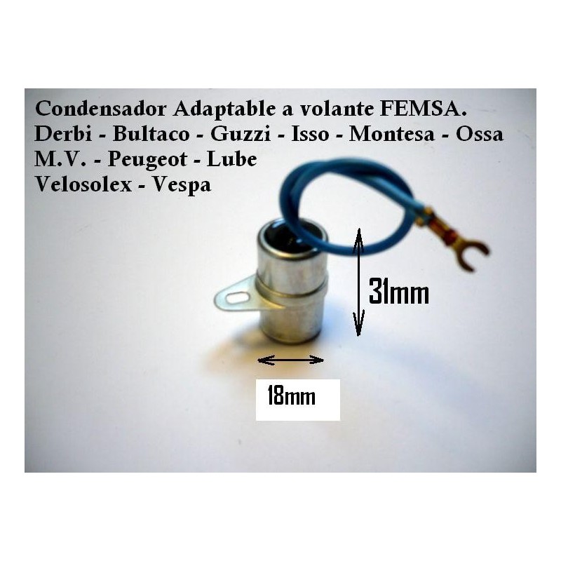 Condensador Volante Motoplat y Femsa NUEVO Derbi-Montesa-Ossa-