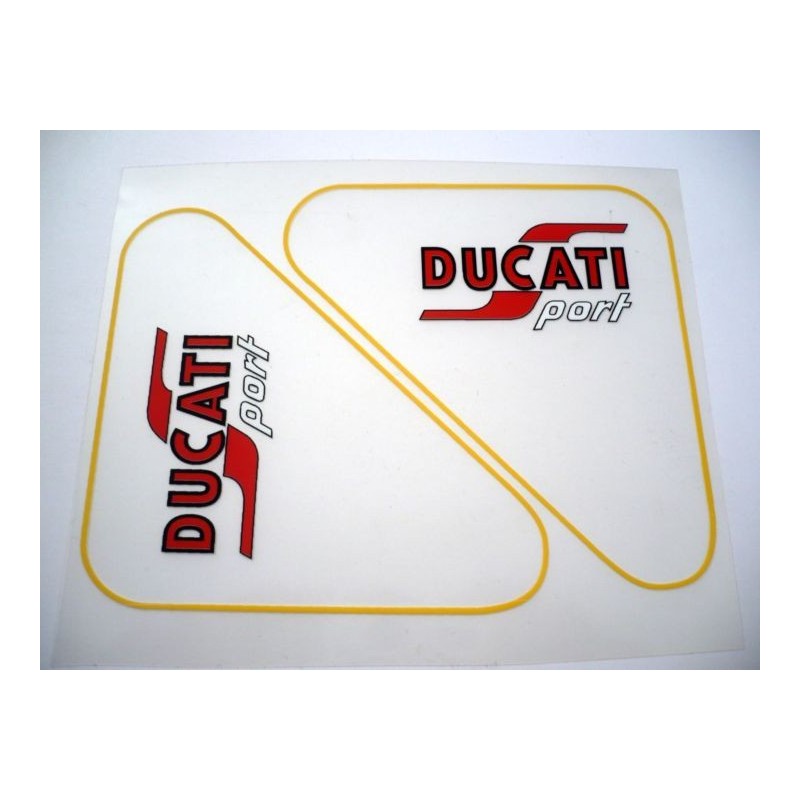 Adhesivos Ducati 125 Sport cajas de herramientas (Spain).