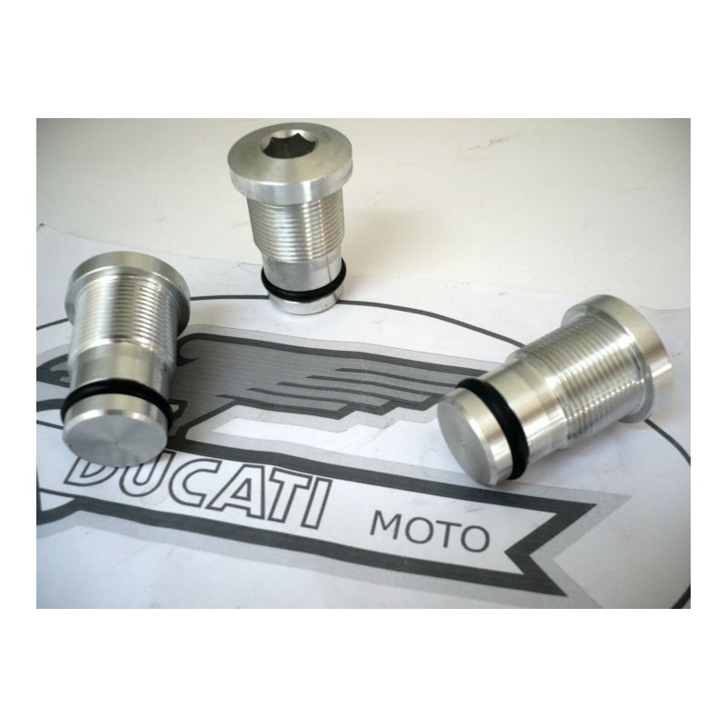 Tapon roscado barra horquilla NUEVO Ducati 125-160-175-200-250.