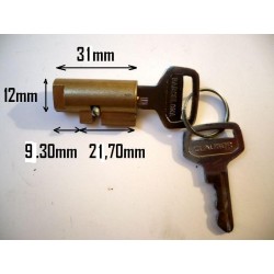 Cilindro de cierre CLAUSOR cerradura de dirección largo=31,5 mm