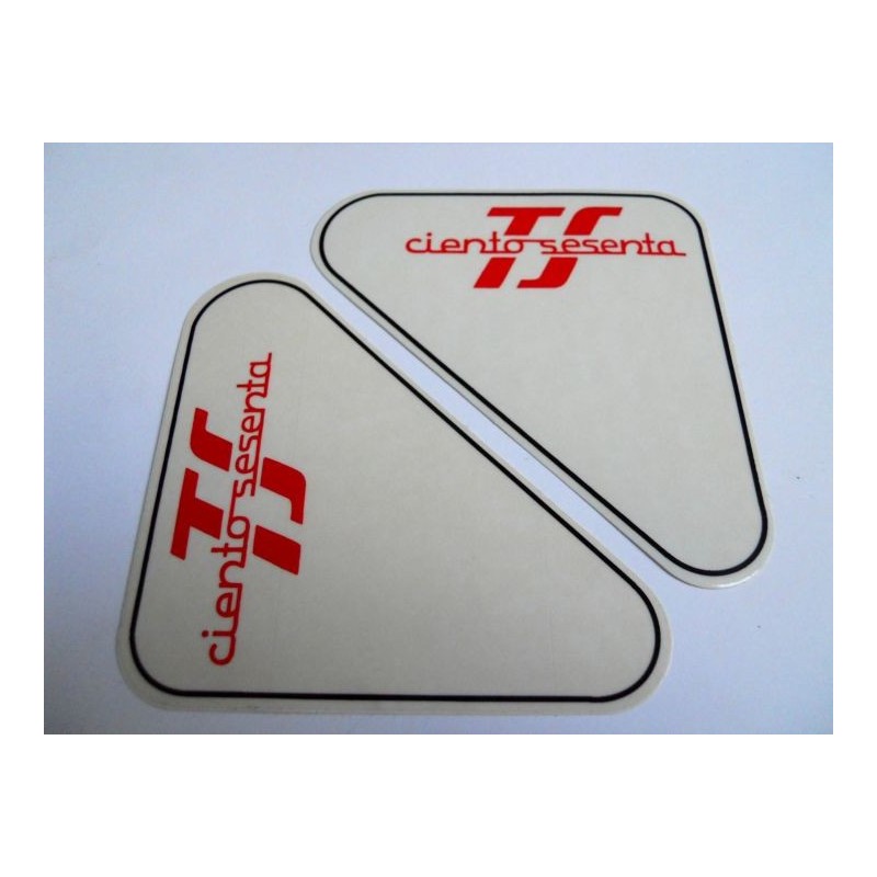 Adhesivos Ducati 160TS cajas de herramientas.