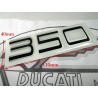 Insignia resina NUEVA Ducati 350 (fondo blanco)