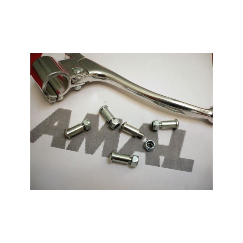 Tornillo fijacion maneta NUEVO Amal aluminio.