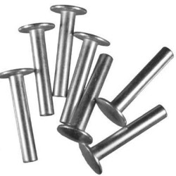 Remache macizo aluminio NUEVO Fijacion anagramas, insignias, ribetes etc. (Ø 2,80mm)
