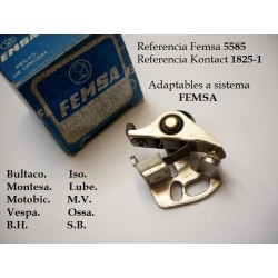 Juego de platinos NUEVOS originales FEMSA (Ref. Femsa 5585 / Ref. Kontact 1825-1)