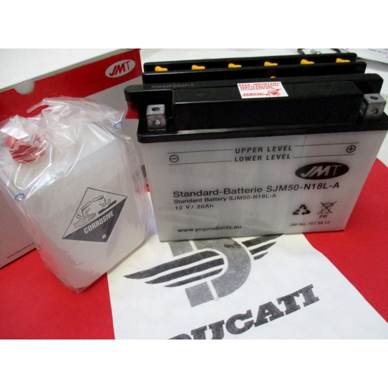 Bateria 12v 20AH NUEVA Ducati 500 Desmo-Twin. (JMT)