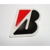 Parche bordado thermo-adhesivo Logo Bridgestone.