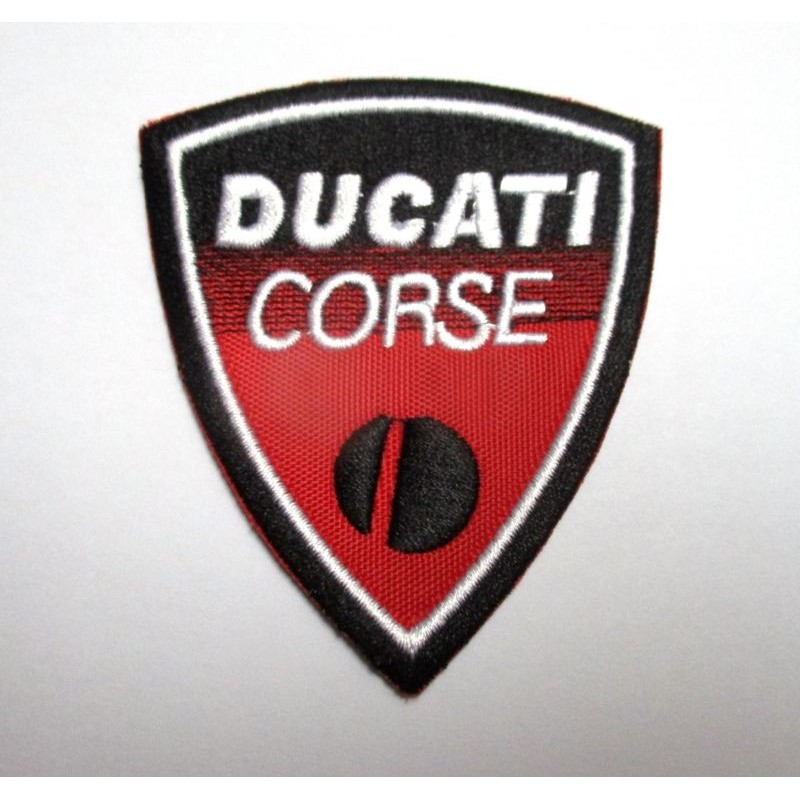 Parche bordado thermo-adhesivo Letras Ducati Corse.