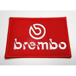 Parche bordado thermo-adhesivo Logo Brembo.