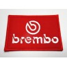 Parche bordado thermo-adhesivo Logo Brembo.