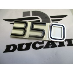 Anagrama tapa lateral NUEVO Original Ducati 350.
