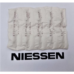 Set 10 fusibles vidrio Niessen NUEVOS 5 x 20mm (1 A).