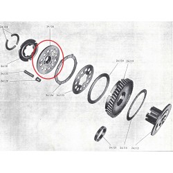 Plato apriete discos embrague NUEVO Guzzi 98 Zigolo. (Ref./ 24126).