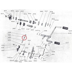 Muelle selector cambio Marchas NUEVO Guzzi 98 Zigolo. (Ref./ 24027).