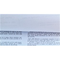 Copia Manual de instrucciones Montesa Brio 110. (Formato 30cmx21cm).