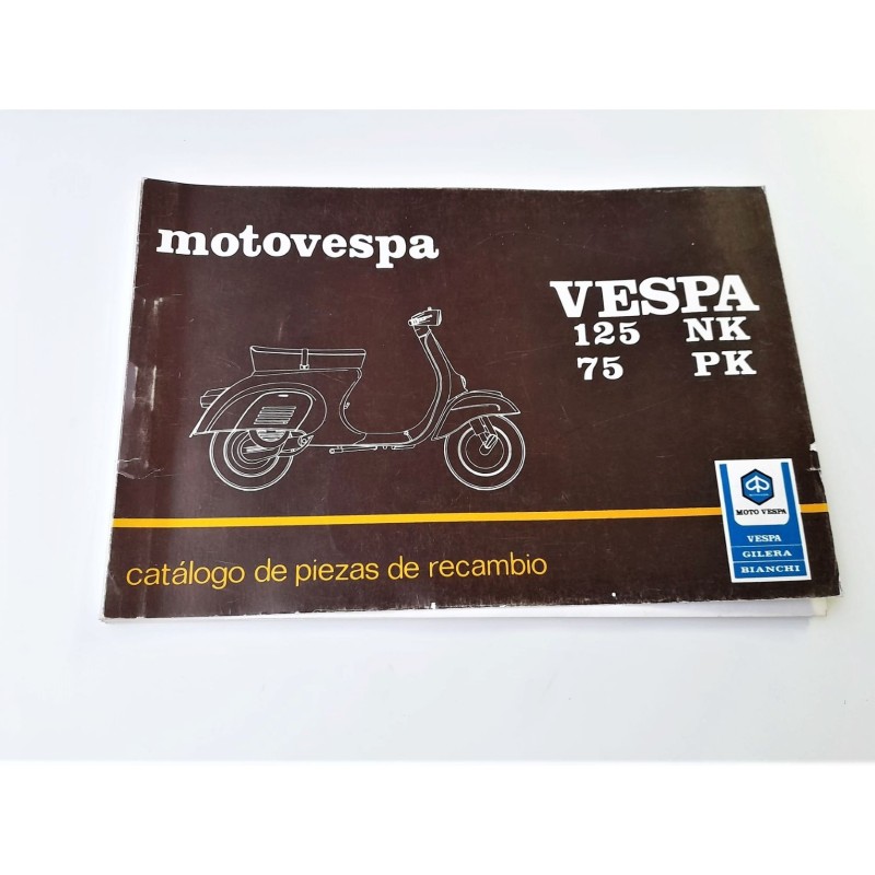 Catalogo de piezas de recambio USADO Vespa 125 NK-75 PK.